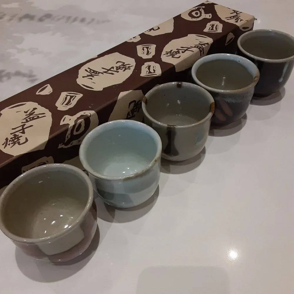 Chic Asian Porcelain Teacups - NEW